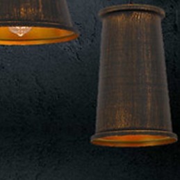 Candelabru cu 3 lumini Lampă suspendată din metal în stil modern și contemporan