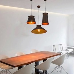 Candelabru cu 3 lumini Lampă suspendată din metal în stil modern și contemporan