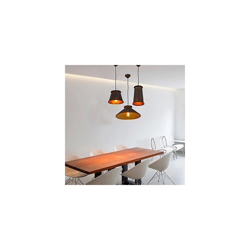 Candelabru cu 3 lumini Lampă suspendată din metal în stil modern și contemporan