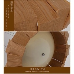 Candelabru Country Wood Bamboo