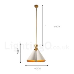 Lampă suspendată cu 4 lumini, retro, rustic, lux, din aliaj de aluminiu, cu abajur din aliaj de aluminiu