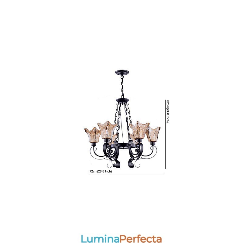 Candelabru 6 Lumini Sticla Traditional Clasic Vintage