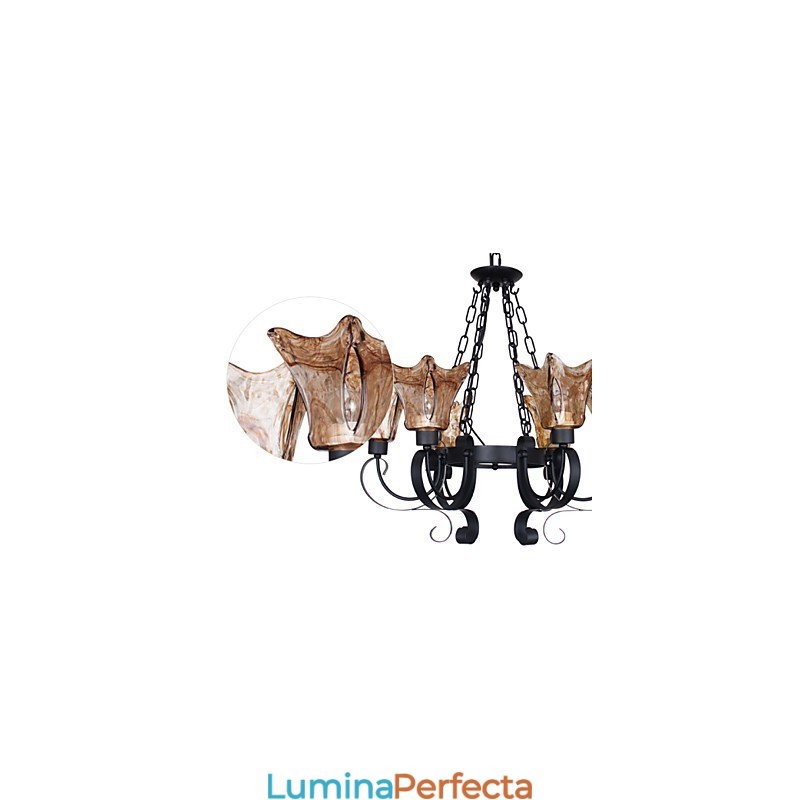 Candelabru 6 Lumini Sticla Traditional Clasic Vintage
