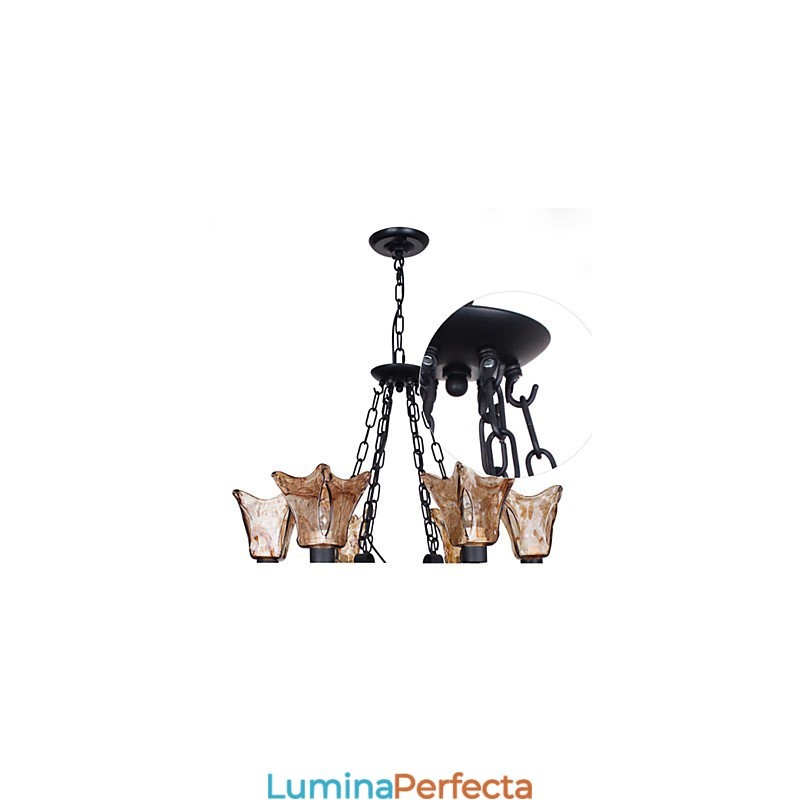 Candelabru 6 Lumini Sticla Traditional Clasic Vintage