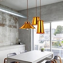 Candelabru Mini Stil Modern Contemporan Metal Pendant Lampă cu 3 lumini