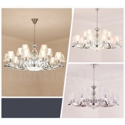 Candelabru cu pandantiv din cristal de lux retro rustic cu abajur din sticlă