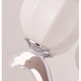 Candelabru cu pandantiv de lux, modern, contemporan, cu 8 lumini, cu abajur din sticlă