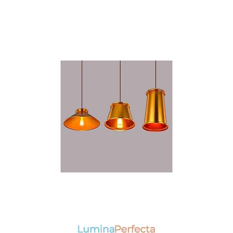 Candelabru Mini Stil Modern Contemporan Metal Pendant Lampă cu 3 lumini
