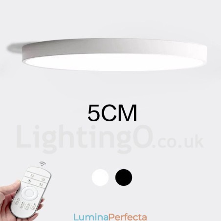 Plafoniere ultra subțiri, reglabile, în stil nordic modern și contemporan, cu abajur din acril, cu telecomandă, pot fi folosite și ca lampă de perete Plafoniere ultra subțiri, reglabile, în stil nordic modern și contemporan, cu abajur din acril, cu telecomandă, pot fi folosite și ca lampă de perete