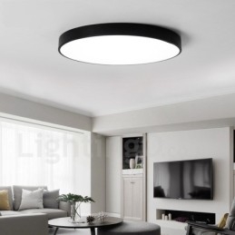Plafoniere ultra subțiri, reglabile, în stil nordic modern și contemporan, cu abajur din acril, cu telecomandă, pot fi folosite și ca lampă de perete