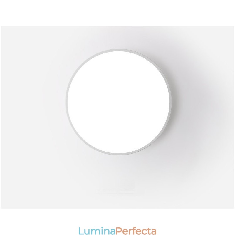 Plafoniere ultra subțiri, reglabile, în stil nordic modern și contemporan, cu abajur din acril, cu telecomandă, pot fi folosite și ca lampă de perete