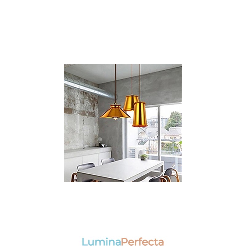 Candelabru Mini Stil Modern Contemporan Metal Pendant Lampă cu 3 lumini