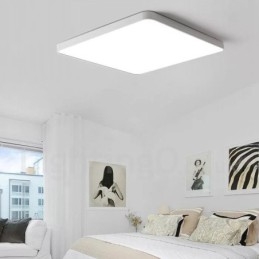 Plafoniere reglabile în stil nordic, modern și contemporan, cu montare încasată, cu abajur acrilic cu telecomandă