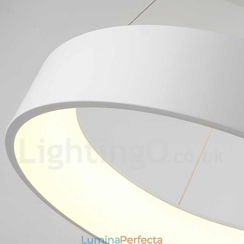 Plafoniere suspendate în stil nordic modern și contemporan cu reglaj cu telecomandă