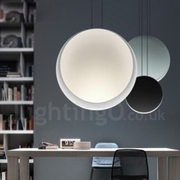 Plafoniera modernă contemporană din ciment cu 1 lumină suspendată