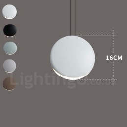Plafoniera modernă contemporană din ciment cu 1 lumină suspendată