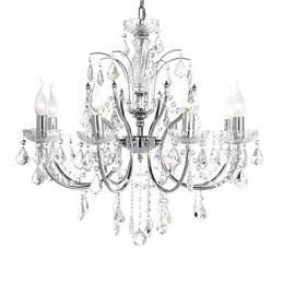 Candelabru elegant din cristal cu 8 lumini