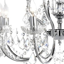 Candelabru elegant din cristal cu 8 lumini