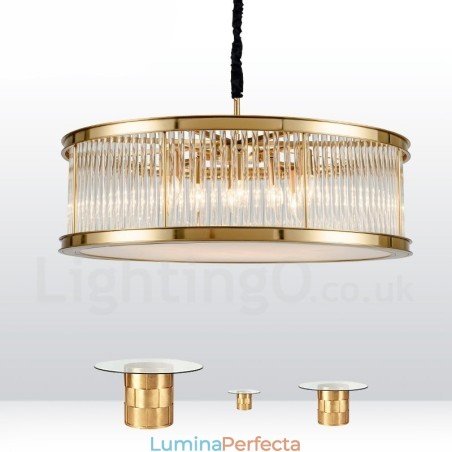 Lampă suspendată din oțel, modernă și contemporană, cu 8 lumini, cu abajur din cristal acrilic Lampă suspendată din oțel, modernă și contemporană, cu 8 lumini, cu abajur din cristal acrilic