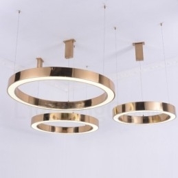 Lampă suspendată din oțel, modernă și contemporană, cu abajur din acril