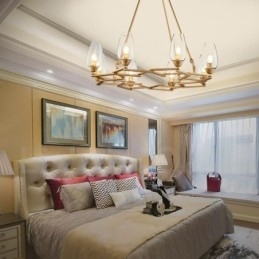 Lampă suspendată din oțel, modernă și contemporană, cu abajur din sticlă