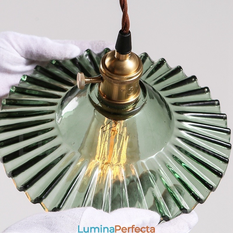 Rustic Lodge Retro Lampă suspendată din oțel cu 1 lumină și abajur din sticlă