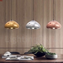 Lampă suspendată din sticlă, modernă și contemporană, cu abajur din sticlă