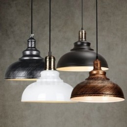 Lampă suspendată modernă, contemporană, cu 1 lumină, din aliaj de aluminiu, cu abajur din aliaj de aluminiu