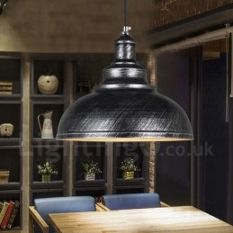 Lampă suspendată modernă, contemporană, cu 1 lumină, din aliaj de aluminiu, cu abajur din aliaj de aluminiu