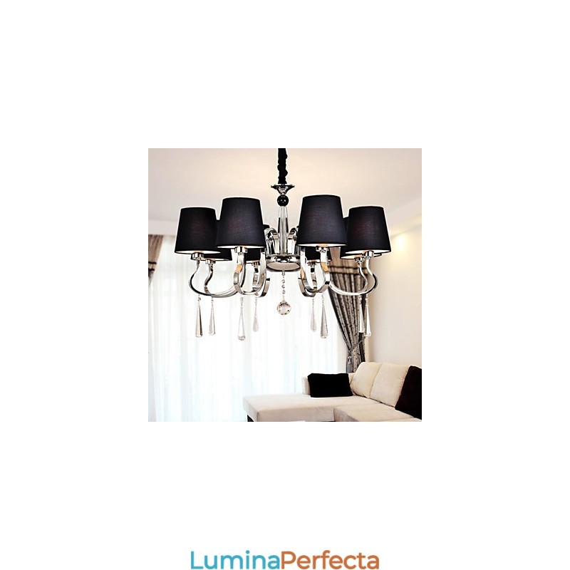 Candelabru tradițional clasic din metal nichel