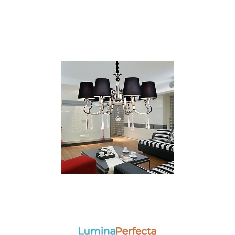 Candelabru tradițional clasic din metal nichel