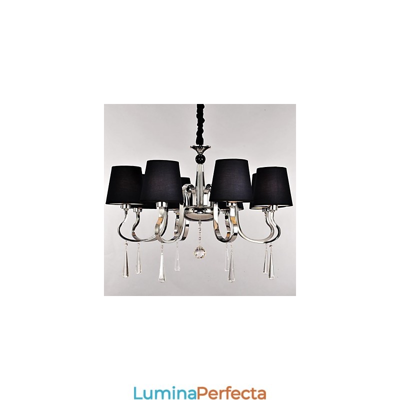 Candelabru tradițional clasic din metal nichel