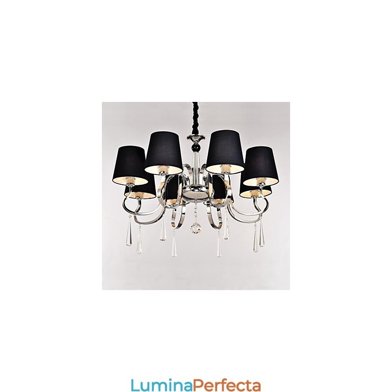 Candelabru tradițional clasic din metal nichel