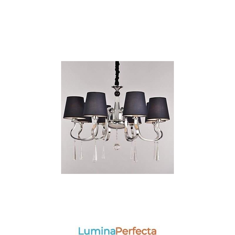 Candelabru tradițional clasic din metal nichel