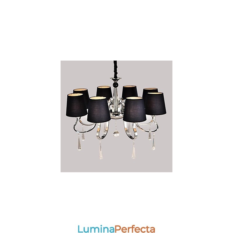 Candelabru tradițional clasic din metal nichel