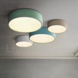 Plafoniere nordice cu 1 lumină, cu abajur acrilic