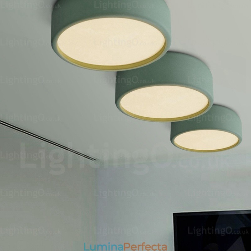 Plafoniere nordice cu 1 lumină, cu abajur acrilic