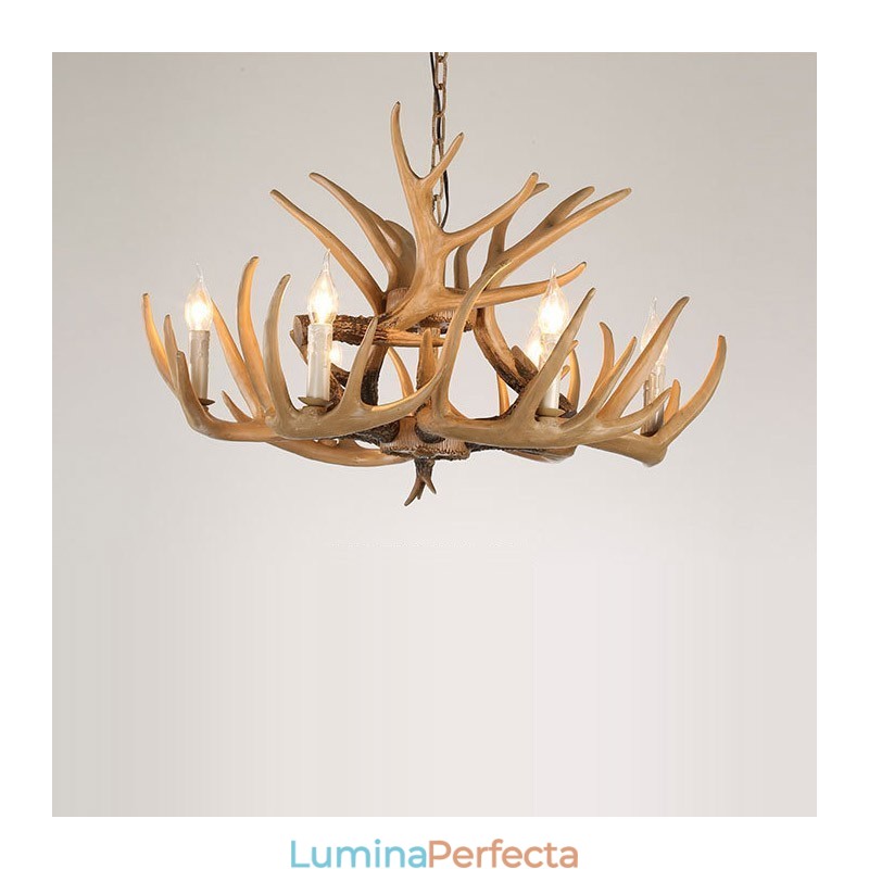 Candelabru retro vintage cu 6 lumini