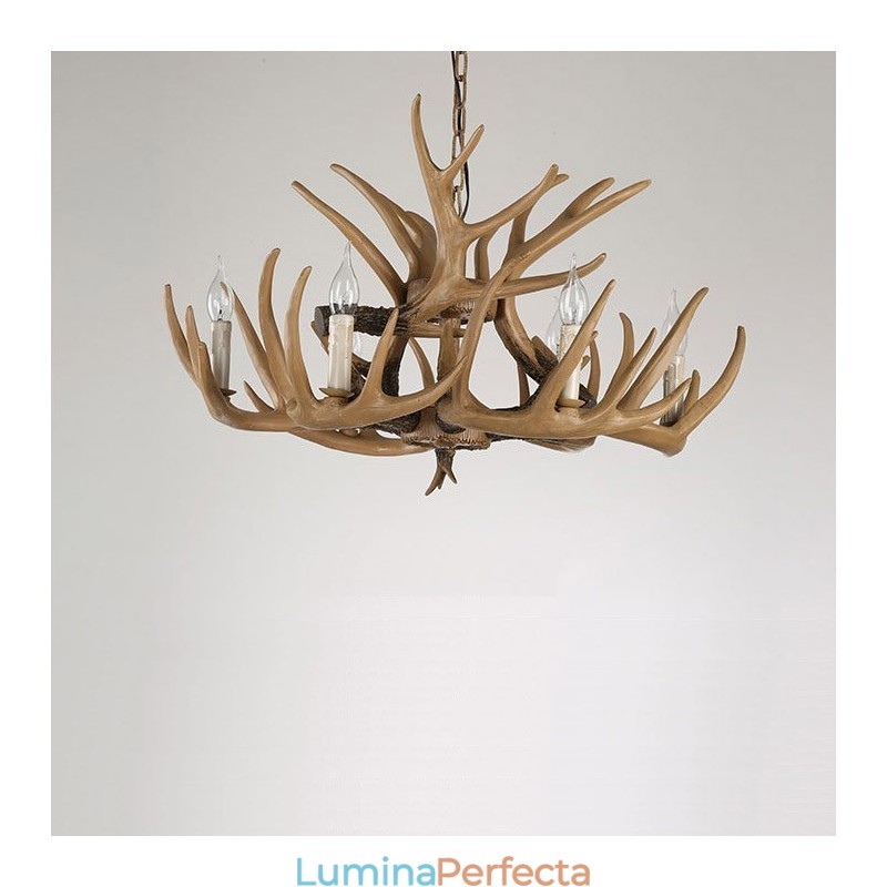 Candelabru retro vintage cu 6 lumini