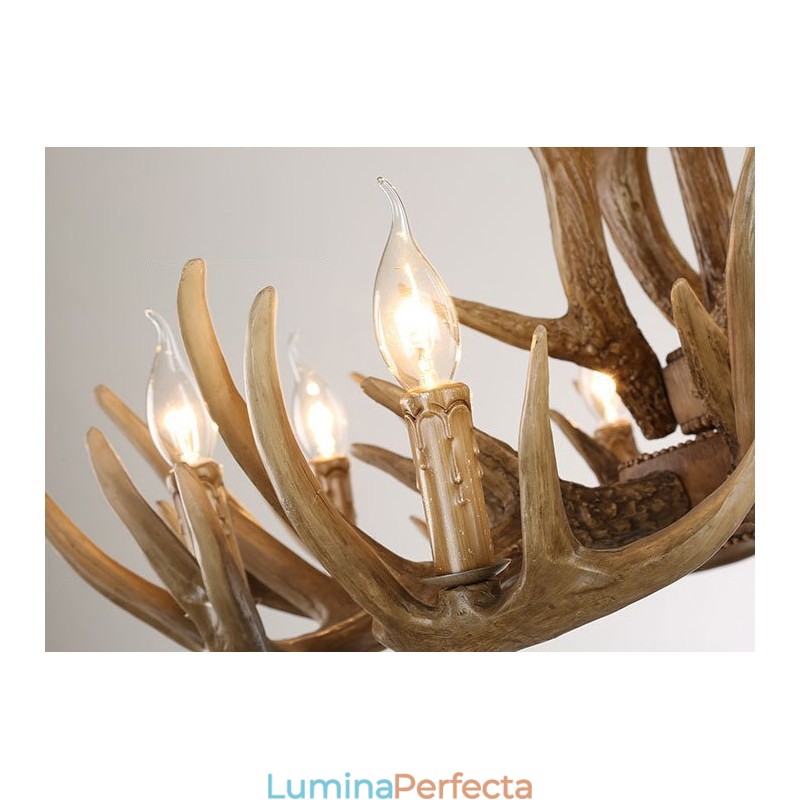 Candelabru retro vintage cu 6 lumini