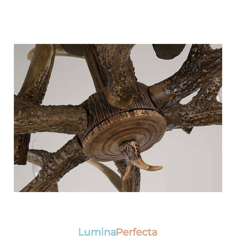 Candelabru retro vintage cu 6 lumini