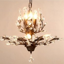 Candelabru rustic rustic cu 8 lumini