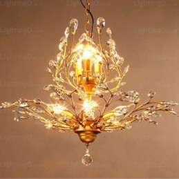 Candelabru rustic rustic cu 8 lumini