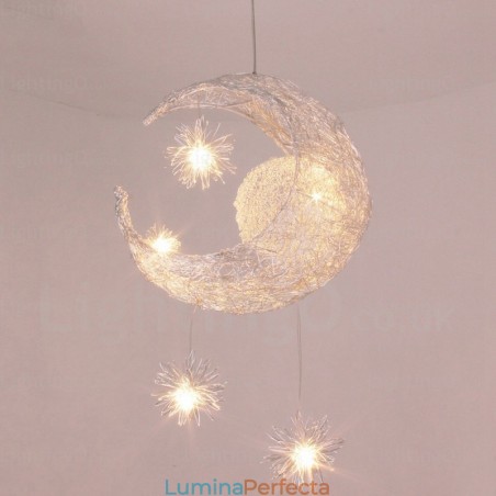 Lampă suspendată modernă și contemporană cu 5 lumini Lampă suspendată modernă și contemporană cu 5 lumini