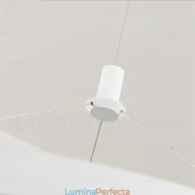 Lampă suspendată modernă contemporană cu 1 lumină, cu abajur acrilic