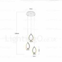 Lampă suspendată modernă contemporană cu 1 lumină, cu abajur de cristal