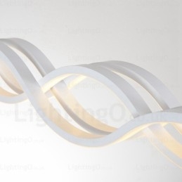 Lampă suspendată modernă contemporană cu 1 lumină, cu abajur acrilic