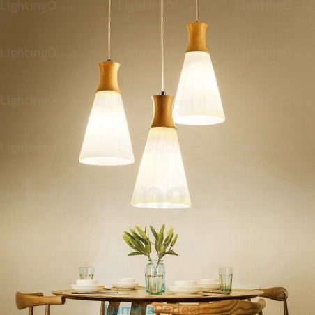 Lampă de suspendare nordică modernă și contemporană cu abajur din sticlă Lampă de suspendare nordică modernă și contemporană cu abajur din sticlă