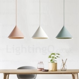 Lampă de suspendare nordică modernă, contemporană, cu 1 lumină, cu abajur acrilic