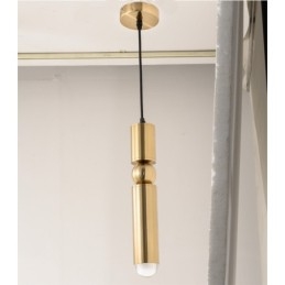 Lampă suspendată modernă contemporană cu 1 lumină, cu abajur acrilic